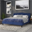 Flash Furniture Cambridge Tufted King Panel Headboard in Navy