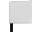 Flash Furniture Cambridge Tufted King Panel Headboard in White
