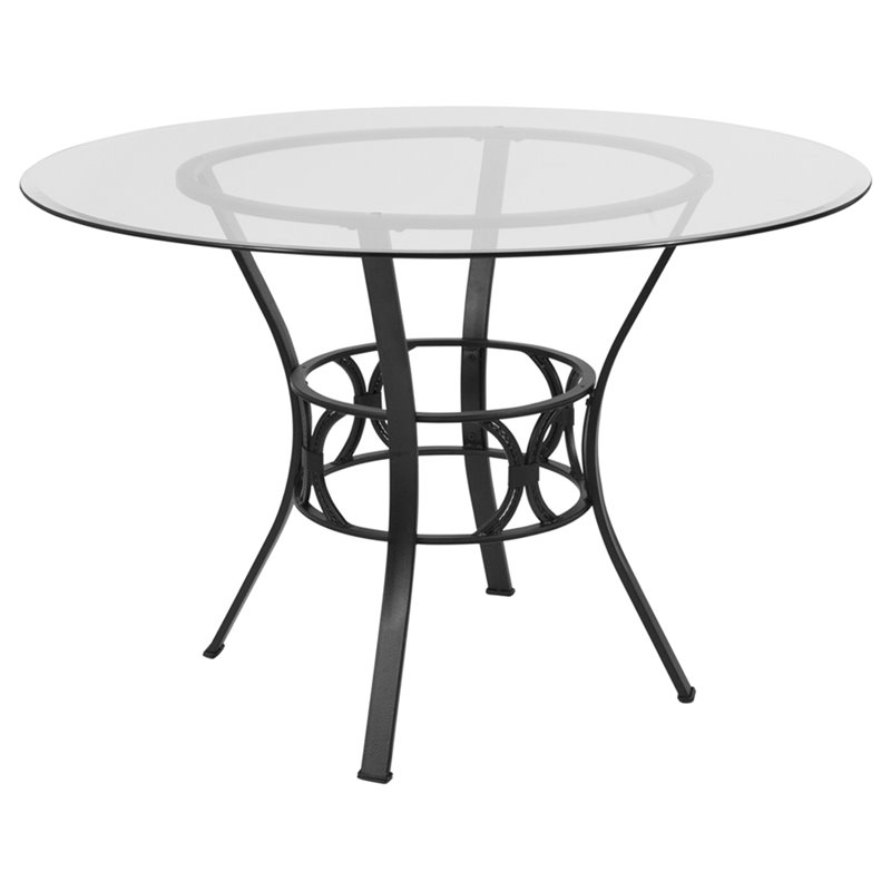 Round Glass Top Dining Table, 45 Round Glass Table Top