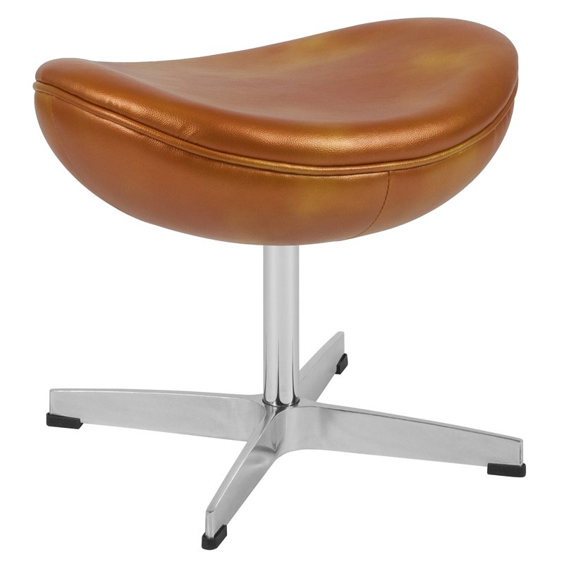 Flash Furniture Leather Egg Chair In Gold Zb 24 Ot Gg