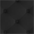 Flash Furniture Brighton Tufted Queen Platform Bed in Black