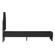 Flash Furniture Brighton Tufted Queen Platform Bed in Black