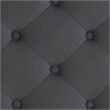 Flash Furniture Brighton Tufted Queen Platform Bed in Dark Gray