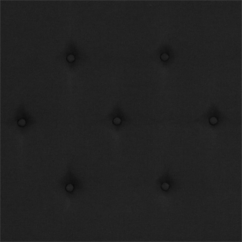 Flash Furniture Roxbury Tufted Full Platform Bed in Black