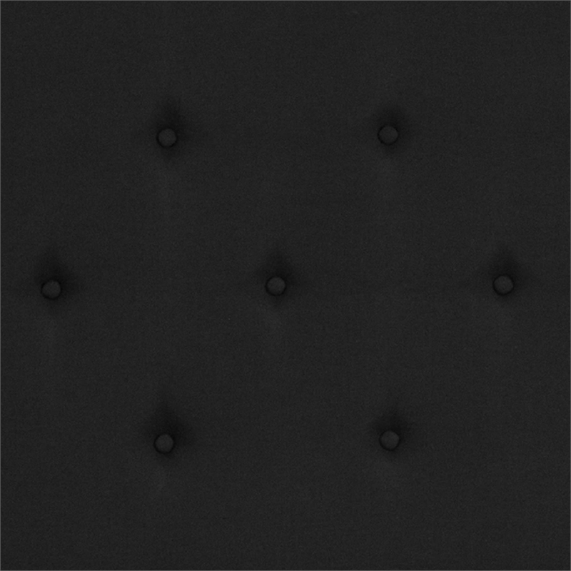 Flash Furniture Roxbury Tufted Full Platform Bed in Black