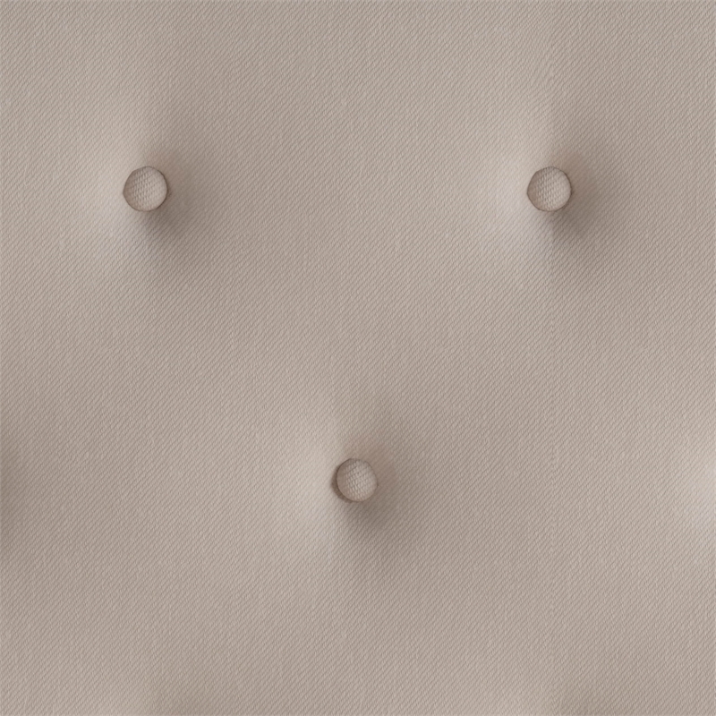 Flash Furniture Roxbury Tufted King Platform Bed in Beige