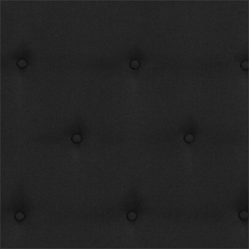 Flash Furniture Roxbury Tufted King Platform Bed in Black