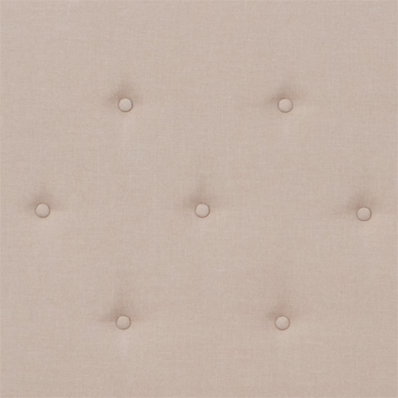 Flash Furniture Roxbury Tufted Queen Platform Bed in Beige