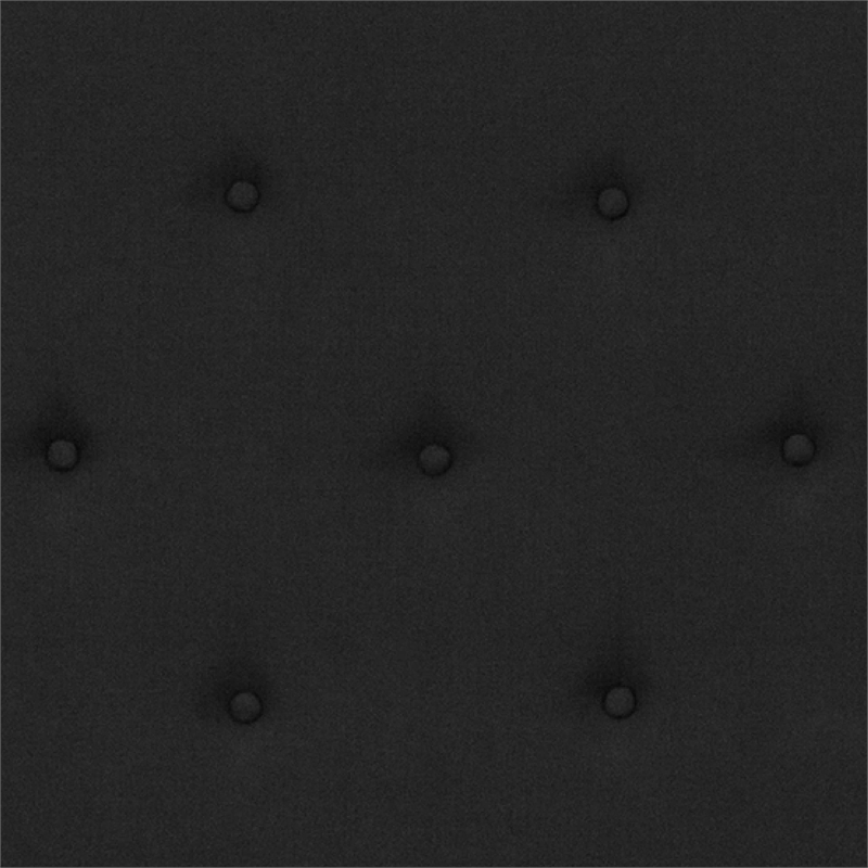 Flash Furniture Roxbury Tufted Queen Platform Bed in Black