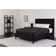 Flash Furniture Roxbury Tufted Queen Platform Bed in Black