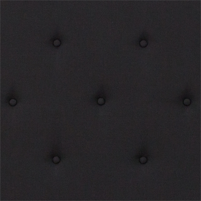 Flash Furniture Roxbury Tufted Twin Platform Bed in Black