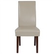 Flash Furniture Greenwich Fabric Upholstered Parson Dining Side Chair in Beige