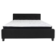Flash Furniture Tribeca Tufted King Platform Bed in Black