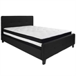 Flash Furniture Tribeca Tufted Queen Platform Bed in Black