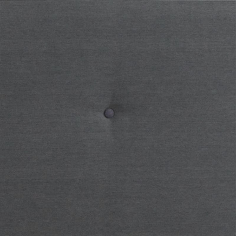 Flash Furniture Tribeca Tufted Full Platform Bed in Dark Gray