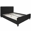 Flash Furniture Tribeca Tufted Queen Platform Bed in Black