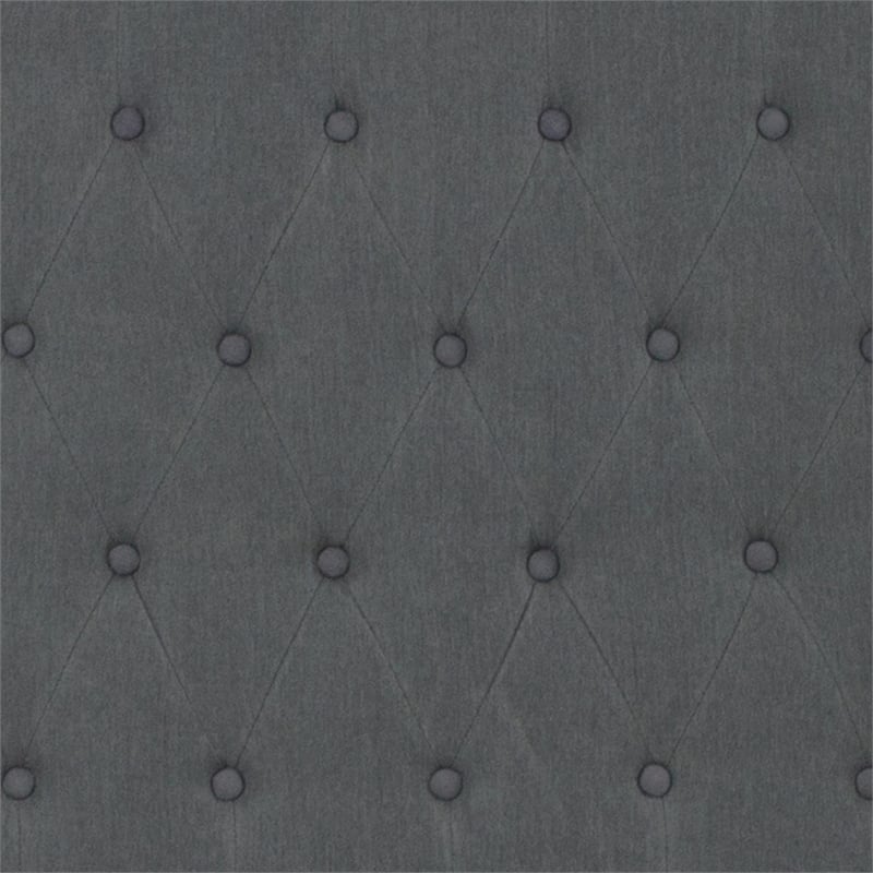 Flash Furniture Riverdale Upholstered Full Platform Bed in Dark Gray