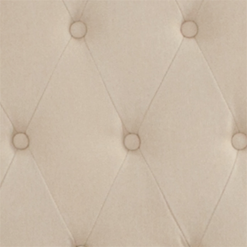 Flash Furniture Riverdale Upholstered Queen Platform Bed in Beige