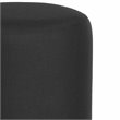 Flash Furniture Barrington Round Pouf Ottoman in Black