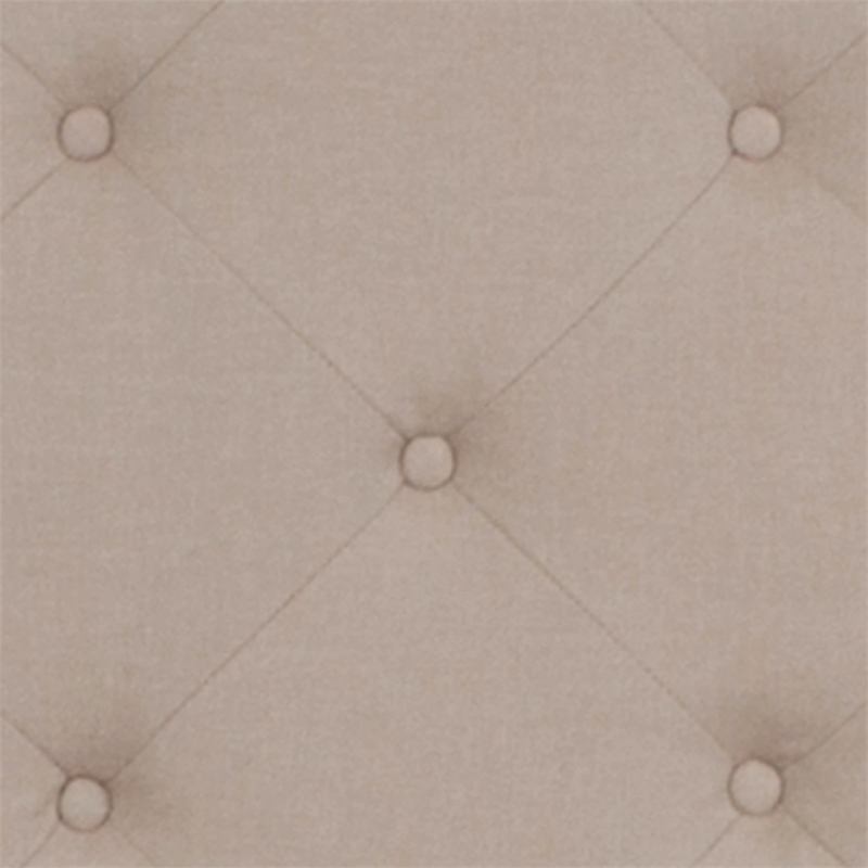 Flash Furniture King Platform Panel Bed and Mattress in Beige