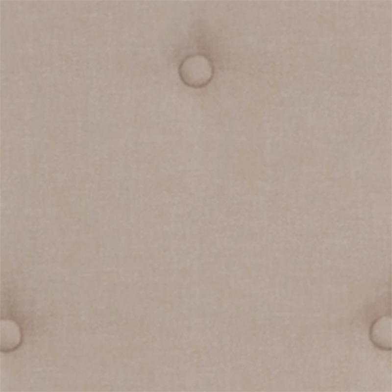 Flash Furniture Queen Platform Panel Bed and Mattress in Beige