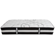 Flash Furniture Twin Platform Panel Bed and Mattress in Black