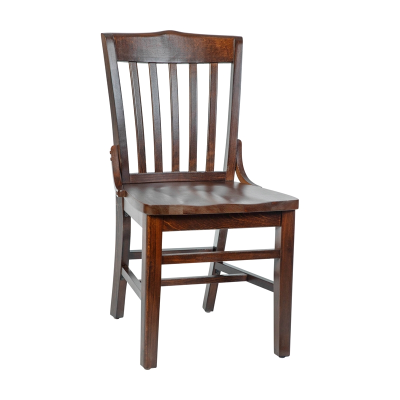 Flash Furniture Hercules School House Back Wooden Restaurant Dining Chair