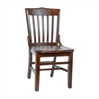 Flash Furniture Hercules Dining Side Chair in Walnut