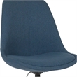 Flash Furniture Mid Back Swivel Office Chair in Blue