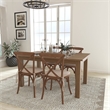 Flash Furniture 5 Piece Dining Set in Antique Rustic