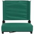 Flash Furniture Grandstand Comfort Seat in Aluminum Frame - Hunter Green