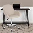 Flash Furniture Cortana Home Mid Back Swivel Office Chair in Beige