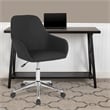 Flash Furniture Cortana Home Mid Back Swivel Office Chair in Black