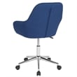 Flash Furniture Cortana Home Mid Back Swivel Office Chair in Blue