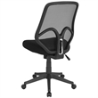 Flash Furniture Salerno High Back Mesh Swivel Office Chair in Black