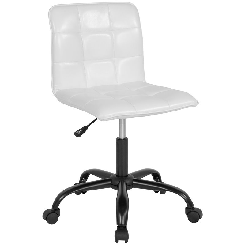 Flash Furniture Soro Mid Back Leather Tufted Swivel Office Chair Flash Furniture Soro Mid Back Leather Tufted Swivel Office Chair