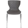 Flash Furniture Lowell Plastic Dining Side Chair Lowell in Gray