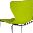 Flash Furniture Lowell Plastic Dining Side Chair in Citrus Green
