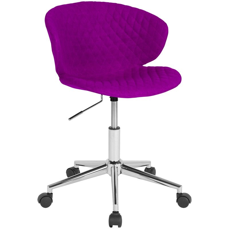 Flash Furniture Cambridge Mid Back Swivel Office Chair In Purple Cambridge Mid Back Swivel Office Chair