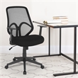 Flash Furniture Salerno High Back Mesh Swivel Office Chair in Black