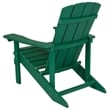 Flash Furniture Charlestown Faux Wood Adirondack Chair In Green