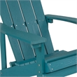Flash Furniture Charlestown Faux Wood Adirondack Chair In Sea Foam