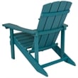 Flash Furniture Charlestown Faux Wood Adirondack Chair In Sea Foam