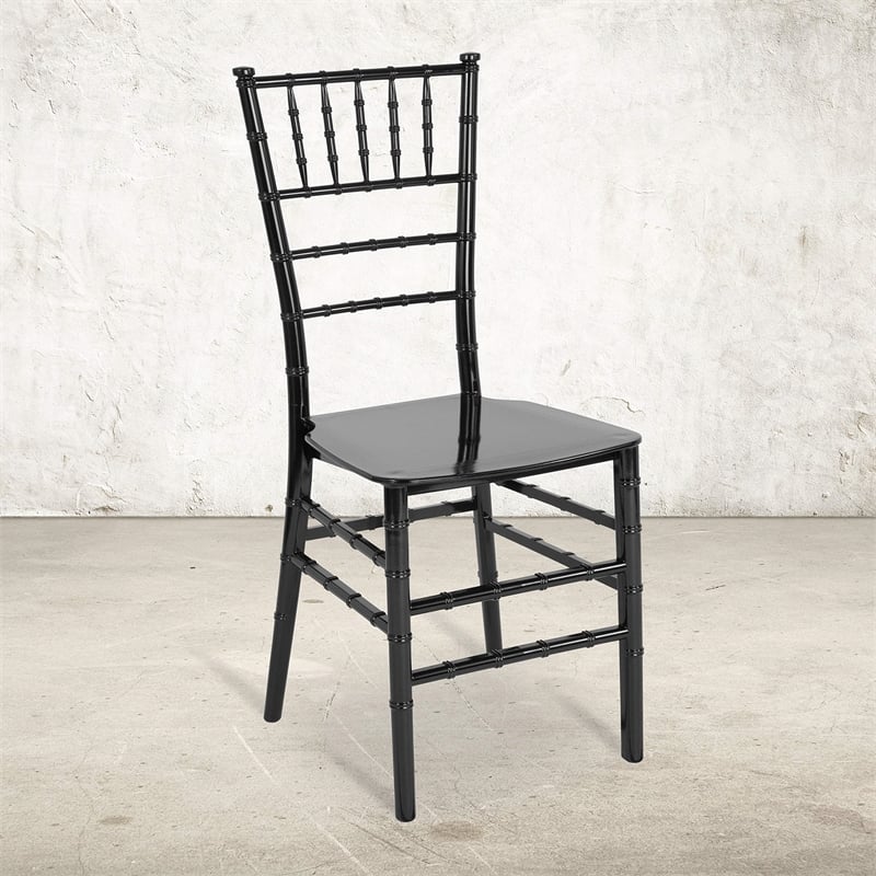 Flash Furniture Hercules Chiavari Dining Chair in Black