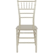 Flash Furniture Hercules Chiavari Dining Chair in Champagne