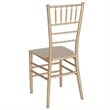 Flash Furniture Hercules Chiavari Dining Chair in Gold