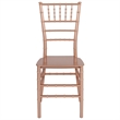 Flash Furniture Hercules Chiavari Dining Chair in Rose Gold