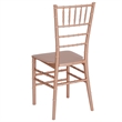 Flash Furniture Hercules Chiavari Dining Chair in Rose Gold