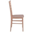 Flash Furniture Hercules Chiavari Dining Chair in Rose Gold