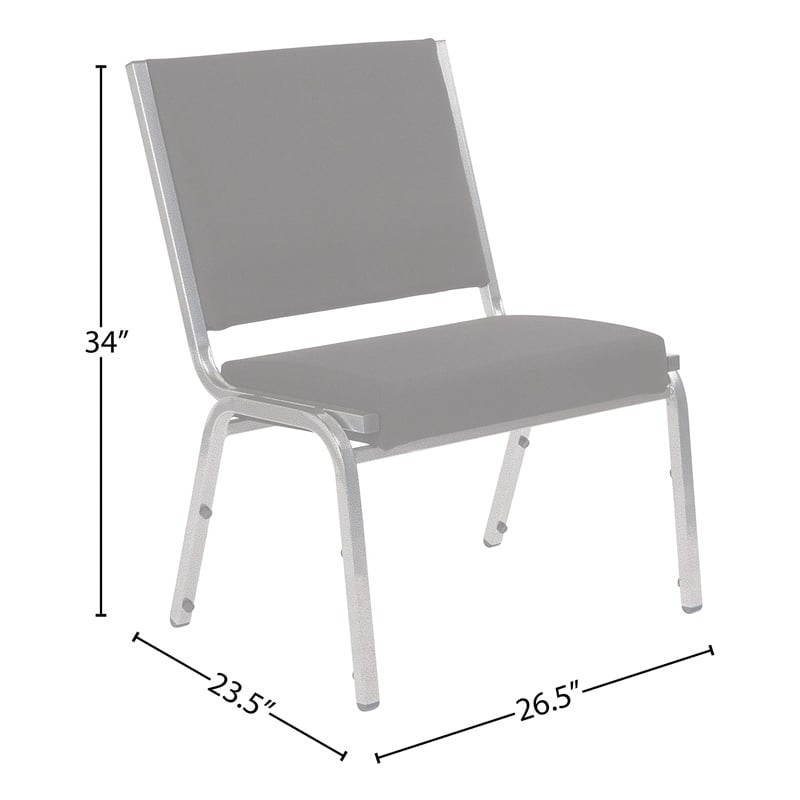 Flash Furniture Hercules 950 lb. Rated Black Fabric Bariatric Chair